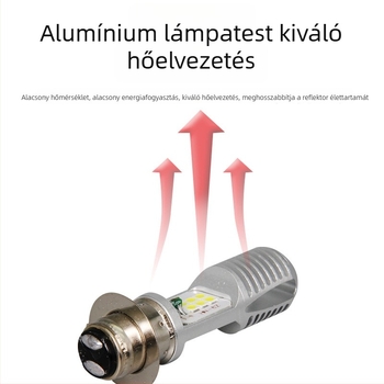 Alumínium testű motorkerékpár beépített spotlámpa; Guangdong származás; modell Lm fishbone built-in bulb; testreszabás elérhető; engedélyezett magánmárka.