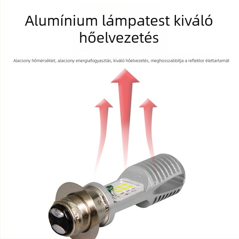 Alumínium testű motorkerékpár beépített spotlámpa; Guangdong származás; modell Lm fishbone built-in bulb; testreszabás elérhető; engedélyezett magánmárka.