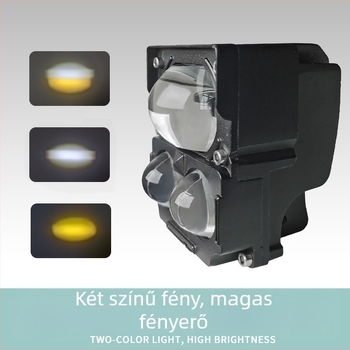 Motorkerékpár LED háromdiodás spotlámpa, 60W, 12-80V, IP67