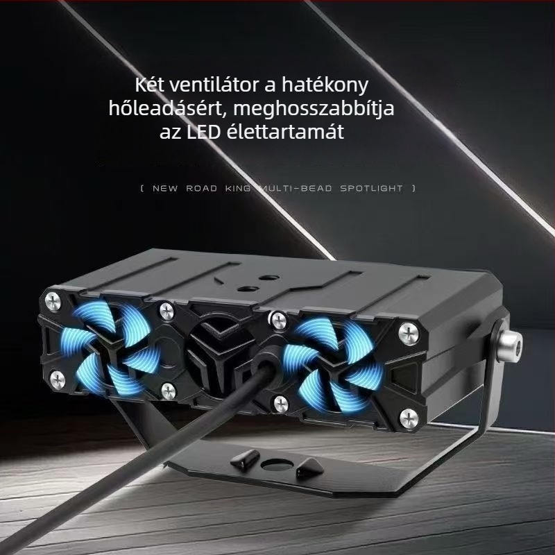 Autó hűtőrács LED világítás – 3-LED modul, 60 W, 10–24 V, 14000 lm, IP67
