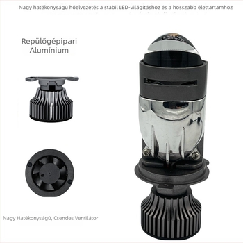 Disuss H4 kettős lencsés első fényszóró, nagy teljesítményű, 12000 lm, 40W, 24V, IP67, univerzális motorkerékpárokhoz és autókhoz