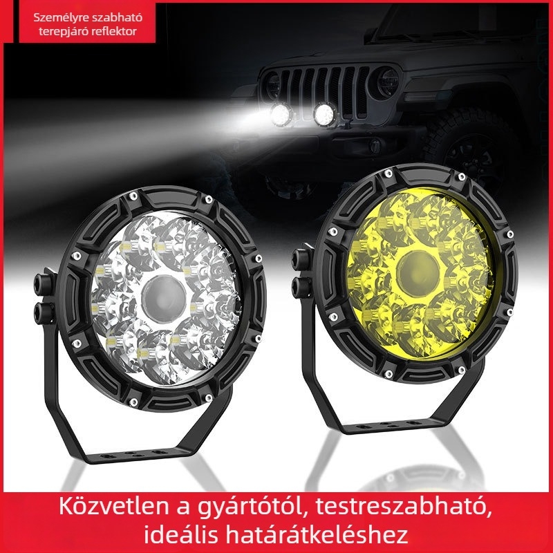 Lézeres spotlámpa, 50W LED, 4200 lm, IP67, 12-80V, öntött alumínium