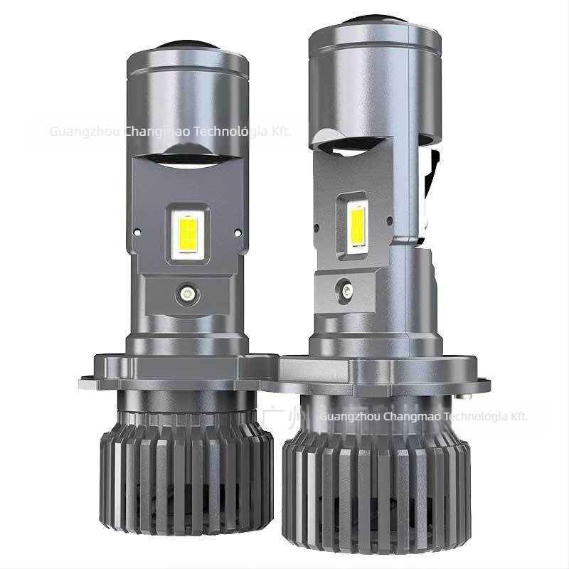 GT4 LED autófényszóró beépített lencsével, H4 kettős fényvetés, 12V/24V, 65W, 3570 lm