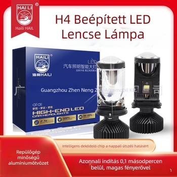 H4 LED bifokális fényszóró lencsével, 12V, 100W, 5000–8000 lm, IP67