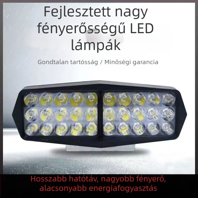 Elektromos jármű LED lámpa – 5000 lm, nagy fényerő, külső felszerelés, vízálló, éjszakai utazásra, universal 8-85