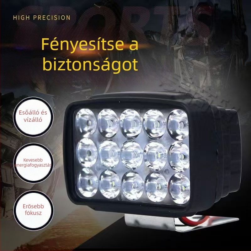Elektromos jármű LED lámpa – 5000 lm, nagy fényerő, külső felszerelés, vízálló, éjszakai utazásra, universal 8-85