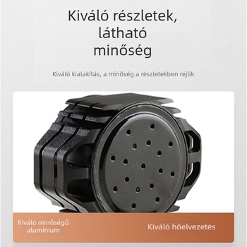 Motorkerékpár LED spotlámpa elektromos kerékpárhoz, rendkívül fényes külső világítás, sárga-fehér fény