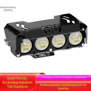 Motorkerékpár LED elsőfényszóró – off-road világítás, 24W, 14000 lm, IP68, 12-85V, alumíniumötvözet, LED 3570, Wilson