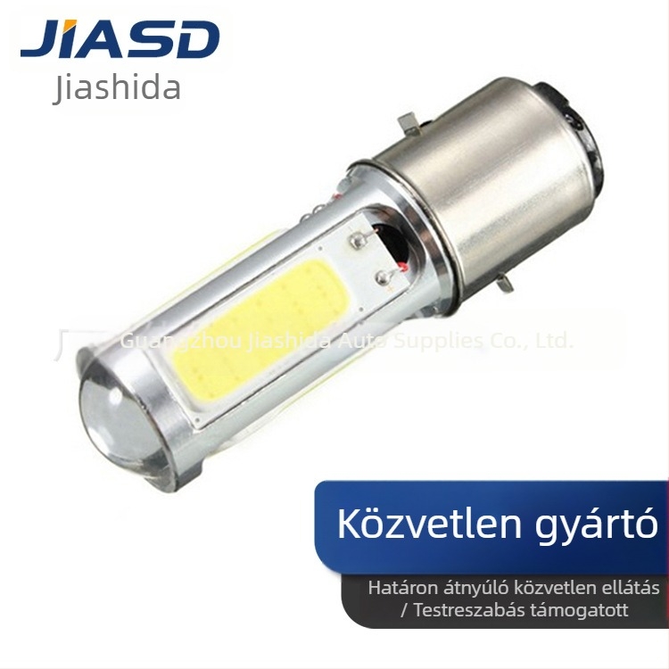 Motorkerékpár LED módosított fényszóró H6 BA20D COB 25W elülső fény nagy fényerő PX15D