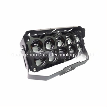 V10 motorkerékpár LED reflektor, 100W, nagy fényerő, kettős soros lencsés, külső segédfény