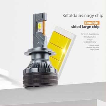 Autó- és motorkerékpár LED fényszóró, 180W, 20000 lm, 6500K, IP68, 12V
