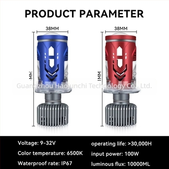 Y11 PRO H4 integrált fényszóró autóhoz és motorkerékpárhoz, 100W, 10000 lm, 12V, LED, IP68