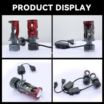 Y11 PRO H4 integrált fényszóró autóhoz és motorkerékpárhoz, 100W, 10000 lm, 12V, LED, IP68