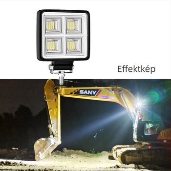 LED világítás exkavátorhoz 12V/24V — elő- és hátrafelé világítás, rendkívül fényes, alumínium