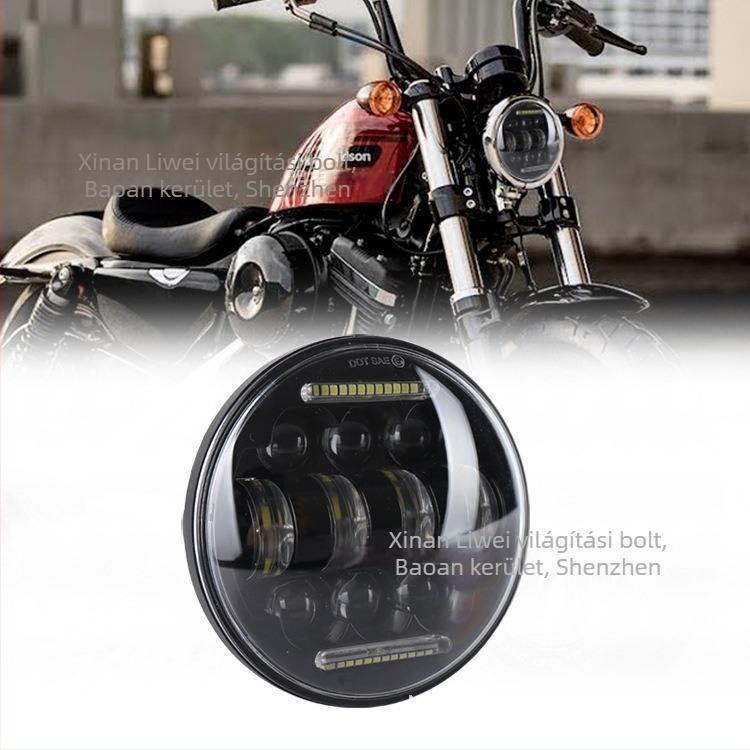 Motorkerékpár LED-fényszóró, 66W, 6500 lm, 10-30V, IP67