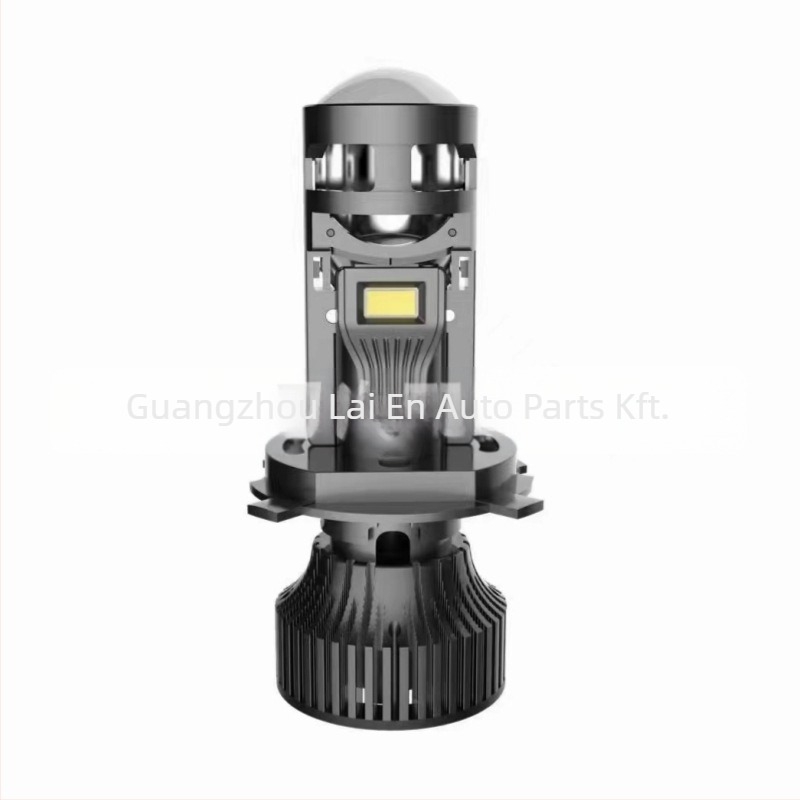 M8A LED motorkerékpár fényszóró H4 bifokális lencsével, 40W, 12V, IP68, 6800LM, öntött alumínium ház