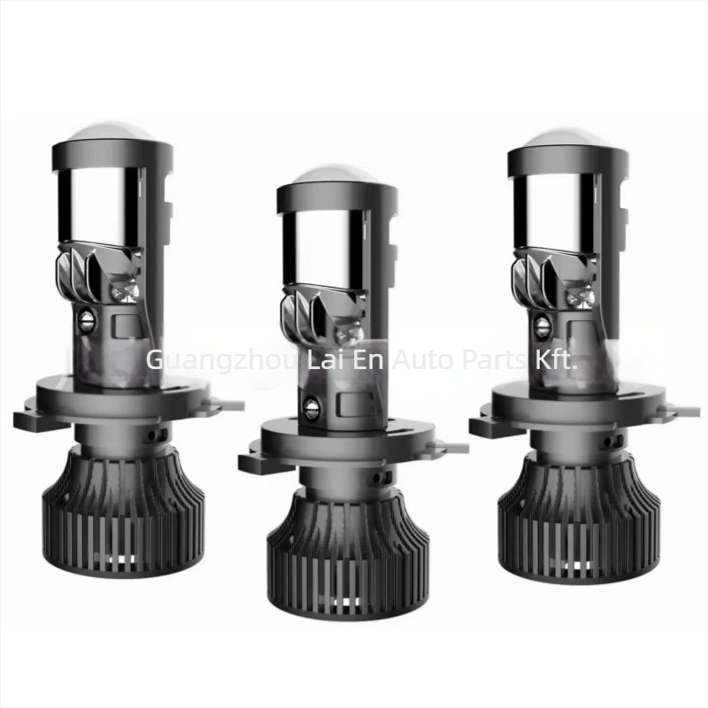 M8A LED motorkerékpár fényszóró H4 bifokális lencsével, 40W, 12V, IP68, 6800LM, öntött alumínium ház