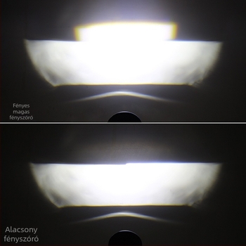Harley 7 hüvelykes LED motorkerékpár fényszóró kettős fényerővel és angyali szemmel (10-60V, 4000 lm, 40 W, PC+ alumínium, élettartam 30000 h)
