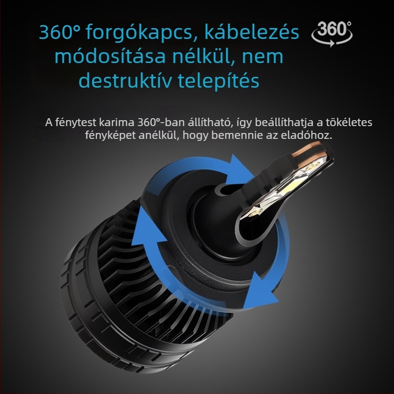 K30 LED autófényszóró izzó, univerzális, 12-36V, 35W, 4200lm, IP68