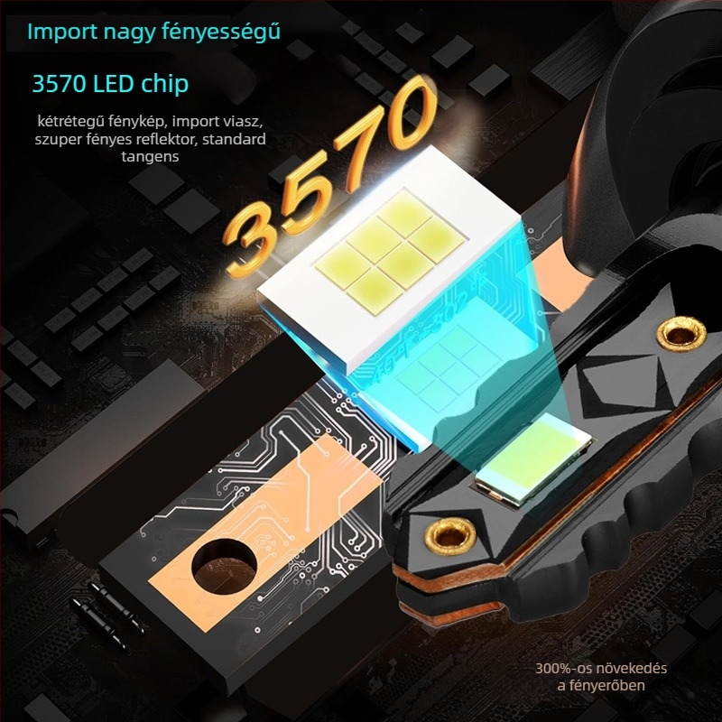 K30 LED autófényszóró izzó, univerzális, 12-36V, 35W, 4200lm, IP68