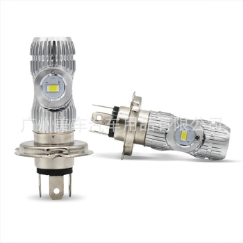 H4 CSP LED motorkerékpár fényszóró, ultranagy fényerő, alumínium ház, 12V, kondenzlencse