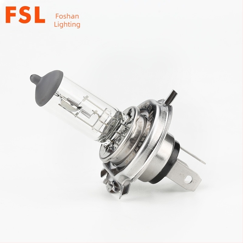 Foshan Lighting H4 integrált távoli- és közelfény halogén izzó, 12V autó és motorkerékpár, 24V teherautó, 100W