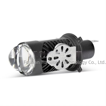 H4 motorkerékpár fényszóró kettős lencsével P10, közvetlen csatlakozású LED 50W 12V IP67 9000 lm