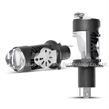 H4 motorkerékpár fényszóró kettős lencsével P10, közvetlen csatlakozású LED 50W 12V IP67 9000 lm