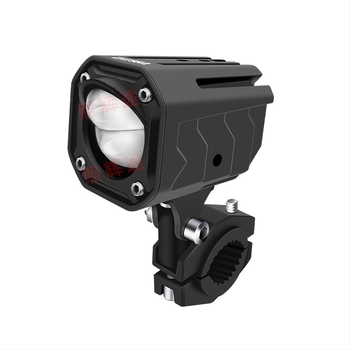 Motorkerékpár LED reflektor SR2, alumíniumötvözet ház, 12-30V, vízálló, hosszú hatótávolságú LED