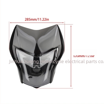 Off-road motorkerékpár LED fényszóró szerelvény Honda Crossmax 250-hoz — ABS+LED ház, 12–60 V, 3–22 W, 80000 lm