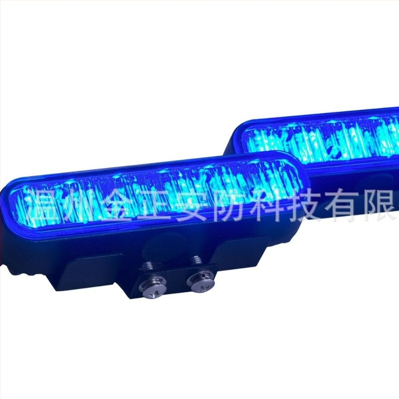 Jégkék LED világítás motorkerékpárhoz és terepjáróhoz, 6 LED, 18W