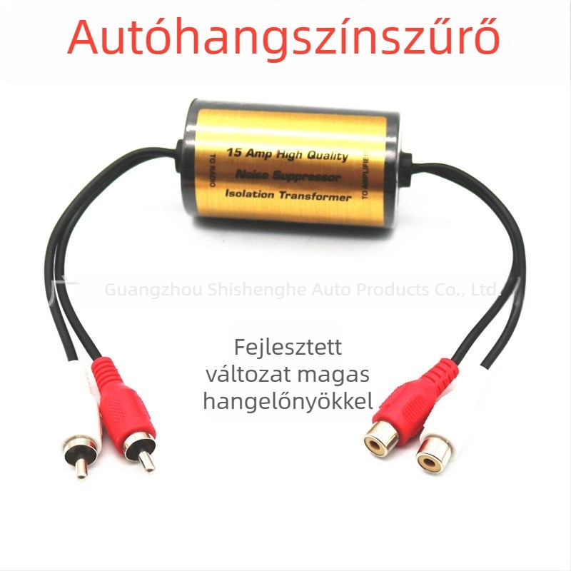 Autó audio zajcsökkentő szűrő a hangszóró zajának csökkentésére | Súly 0.15
