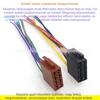 VW-65 Réz Audio Kábel VW Jetta, Passat, Bora, Polo, Santana, New Magotan – hangmodosításra, tömeg 0,25 kg