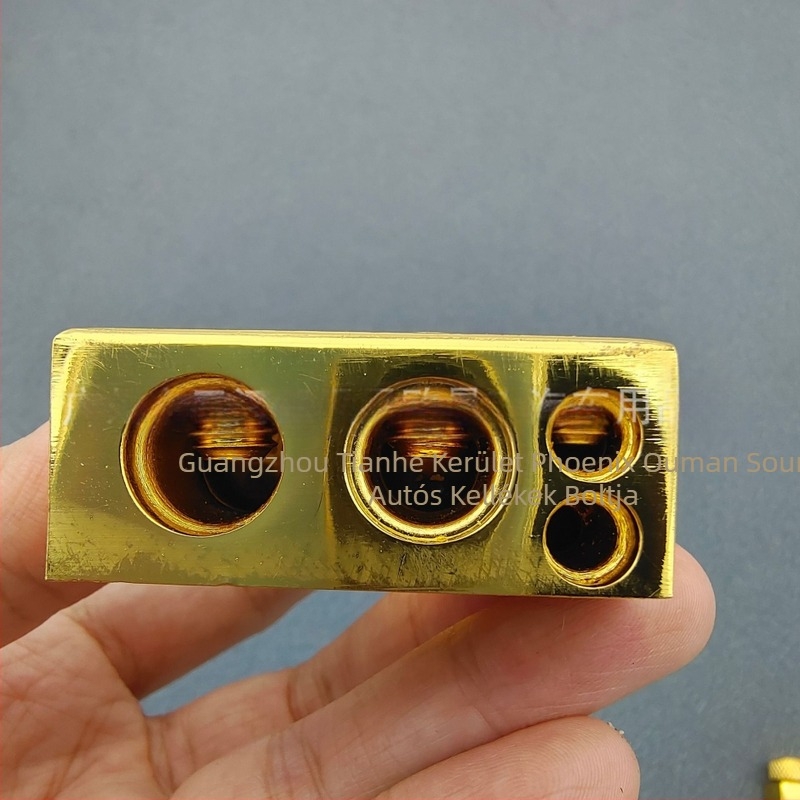 Autóakkumulátor terminál – univerzális, 12V, fém, modell Battery head, testreszabható feldolgozás