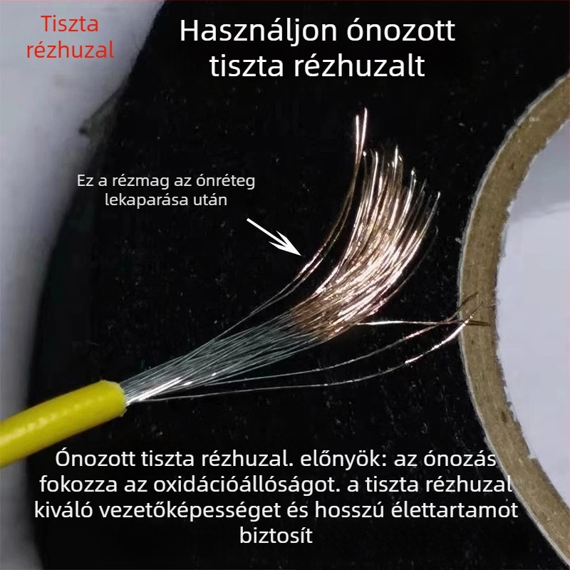 Autó DSP erősítő hosszabbító kábel, 0,3–5 m, ellenállással, japán szabvány szerinti tiszta réz, alacsony veszteség