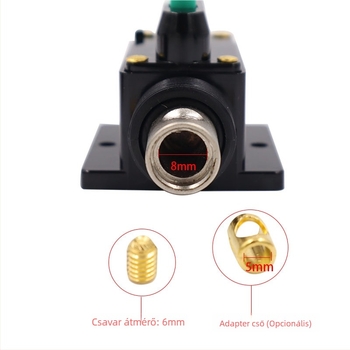 Autó- és jacht audio rendszeréhez készült automata biztosítéktartó és kapcsoló, 10A/15A/20A/30A nominális árammal
