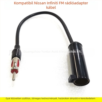 NI-25 hangmodifikációs antennakábel, réz, 0,04 kg, kompatibilis a régi Nissan Paladin és más modellekkel – FM antenna
