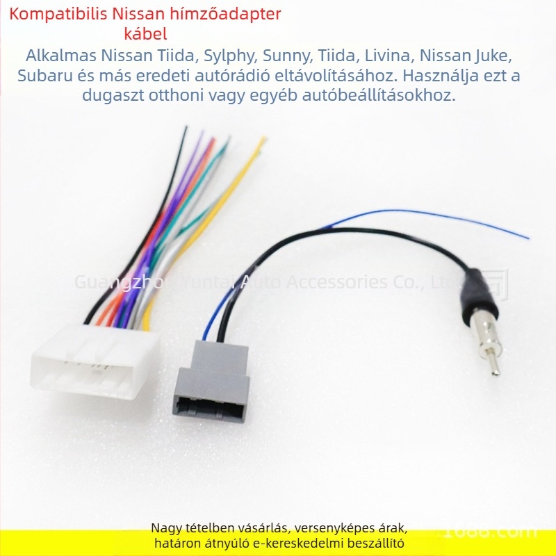 NI-21 autóhifi kábelköteg Nissanhoz – galvanizált réz, Evoresn/Yisen