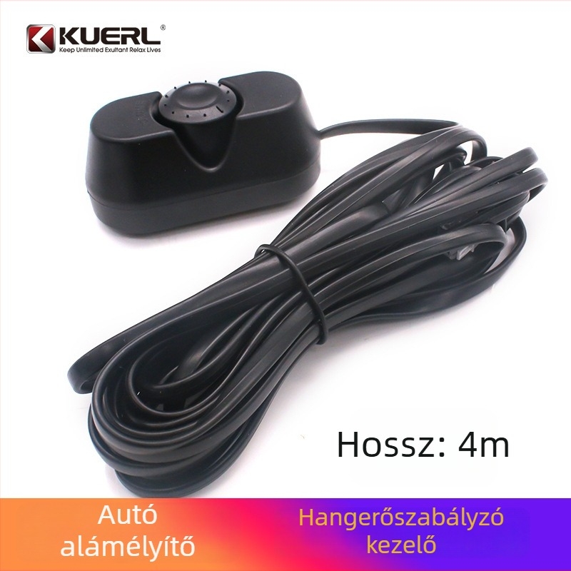 Autós erősítő távoli hangerőszabályzó KUERL – Modell Remote volume adjustment 01, PVC, 0.1 kg, Hozzáillik az erősítőhöz
