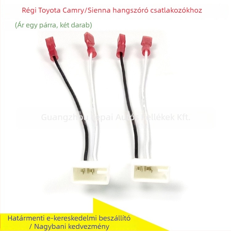 Toyota Camry és Scion hangszóró kábelkészlet – tiszta réz, 12V, 0,25 kg, hangszóró módosításához