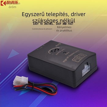 PH-2 autóhangkimeneti átalakító késleltetési funkcióval, magas hangból mélyhangba történő átalakítás (12-24V, 50W, 60Ω, Univerzális)