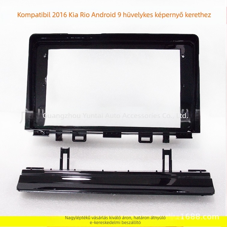 Autó navigációs panel keret Android nagy képernyőhöz – KI-62 (Anyag: Műanyag; Tömeg: 0,5; Márka: Evoresn/Yisen; Kompatibilis modellek: Kia Rio)