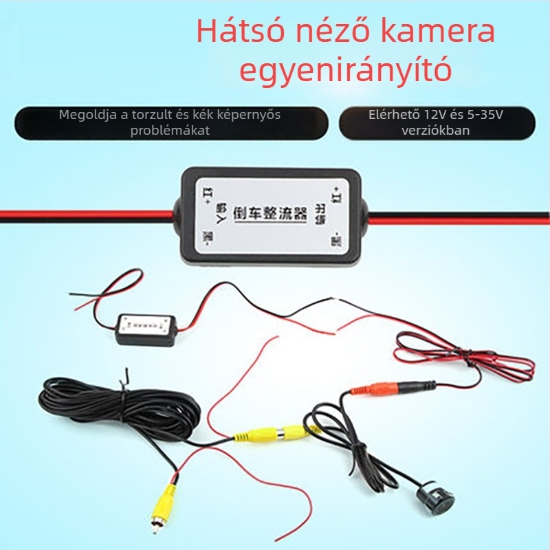 VW/Audi hátsó kamera interferencia szűrő – 12V, 1W, műanyag