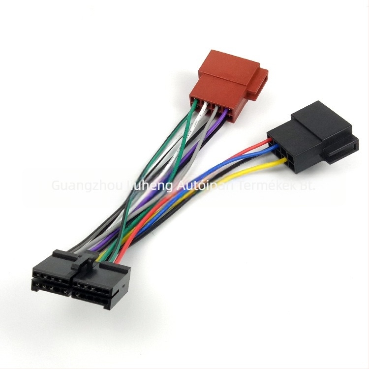 Autó audio kábeladapter 20P-ISO női csatlakozóhoz, 12V, modell 1804, Peak Degree