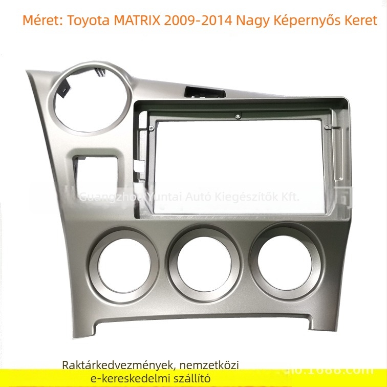 HY-36 Android navigációs panel keret Toyota Matrixhez (2009-2014) – műanyag keret, súly 0.8, hangmódosítás