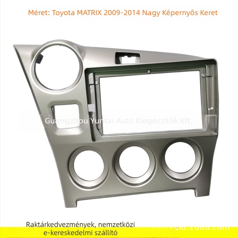 HY-36 Android navigációs panel keret Toyota Matrixhez (2009-2014) – műanyag keret, súly 0.8, hangmódosítás