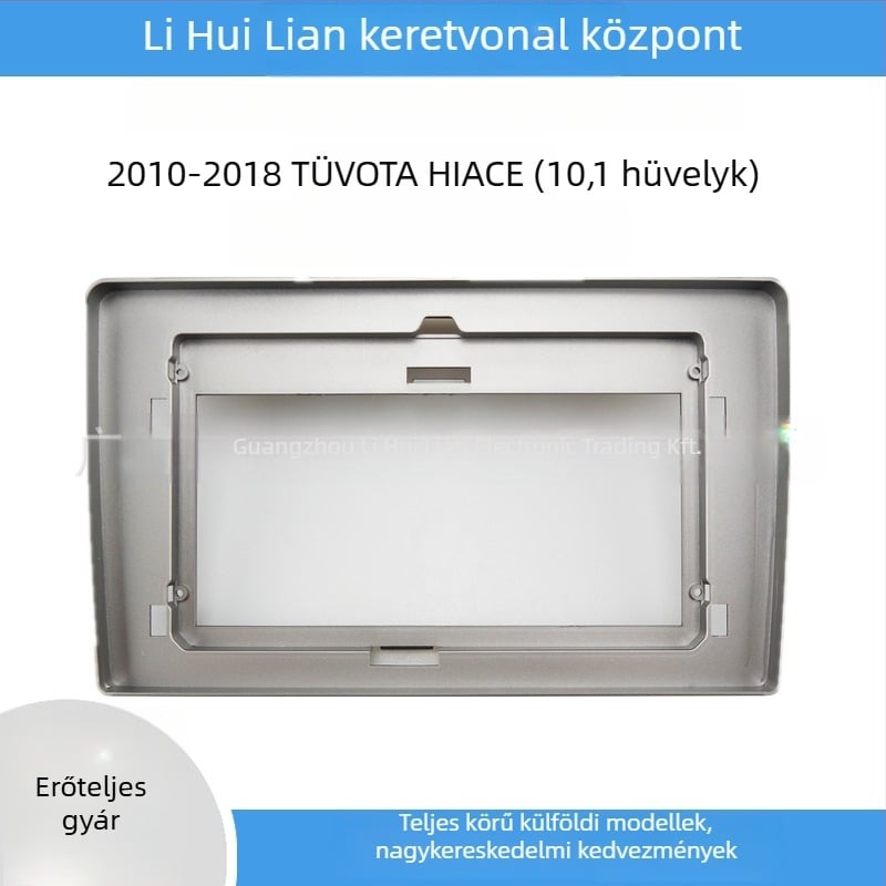 Android központi navigációs keret Toyota HiAce-hez – cserekeret hangpanellel