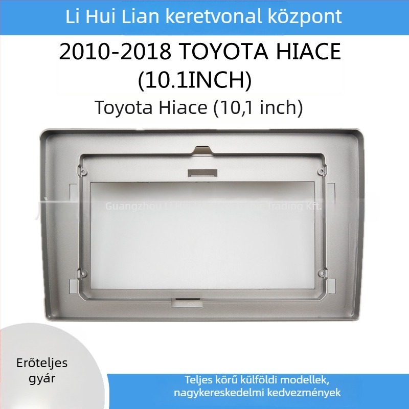 Android központi navigációs keret Toyota HiAce-hez – cserekeret hangpanellel