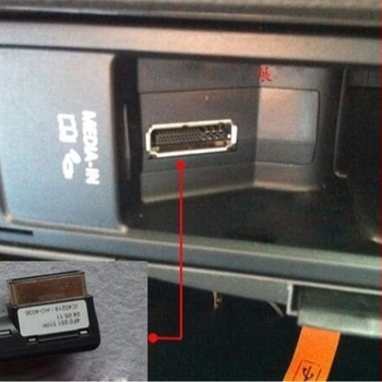 AUX audio kábel Benz MMI3.5-höz – rézmaggal, modell 0006, átviteli audio, SINGPLY