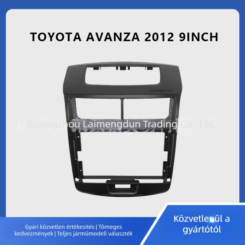 2012-es Toyota AVANZA középső navigációs panel keret Android navigációval, nagy képernyő